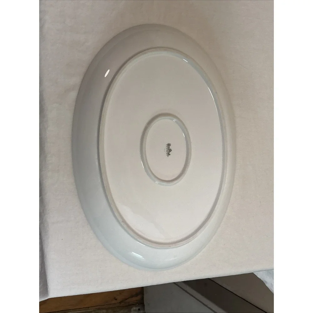 Rosenthal Garland White Oval Platter 13 X 8 Porcelain Made In Germany